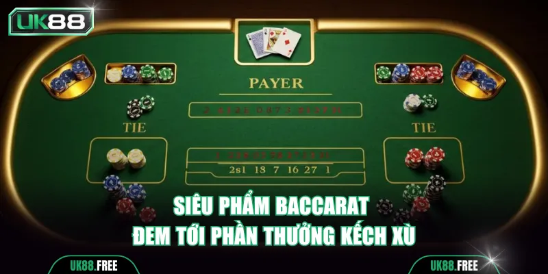 Siêu phẩm Baccarat đem tới phần thưởng kếch xù